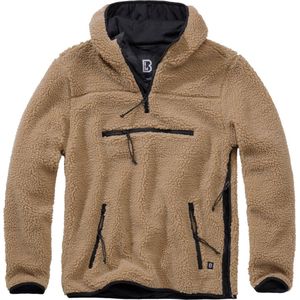 Brandit Teddyfleece Worker Pullover Jas Beige