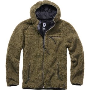Brandit Teddyfleece Worker Olijf jacket Heren