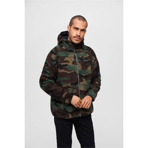 Brandit Jacke Teddyfleece Worker Jacket in Woodland-XXXL