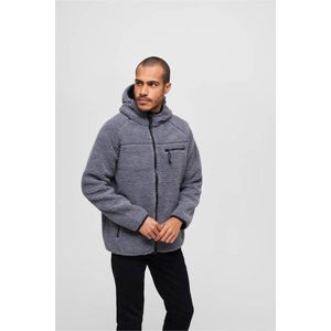 Urban Classics - Teddyfleece Troyer - Tussenjas - Polyester - Zwart