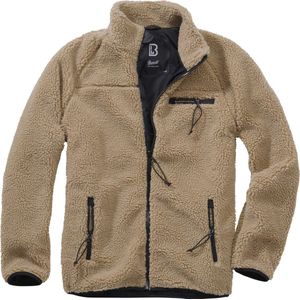 Brandit Teddy Fleece Jacke Tussenseizoensjas camel Polyester Basics