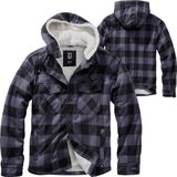 Brandit Lumberjacket Hooded Zwart-Grijs Vest Heren