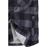 Brandit Lumberjacket Hooded Zwart-Grijs Vest Heren