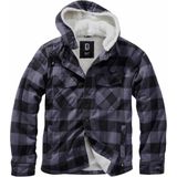 Brandit Lumberjacket Hooded Zwart-Grijs Vest Heren