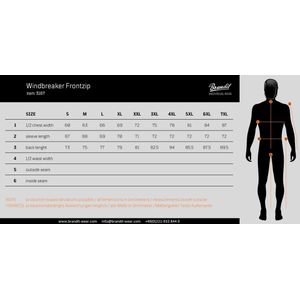 Brandit - Windbreaker - Camel - Met Doorlopende Frontzip