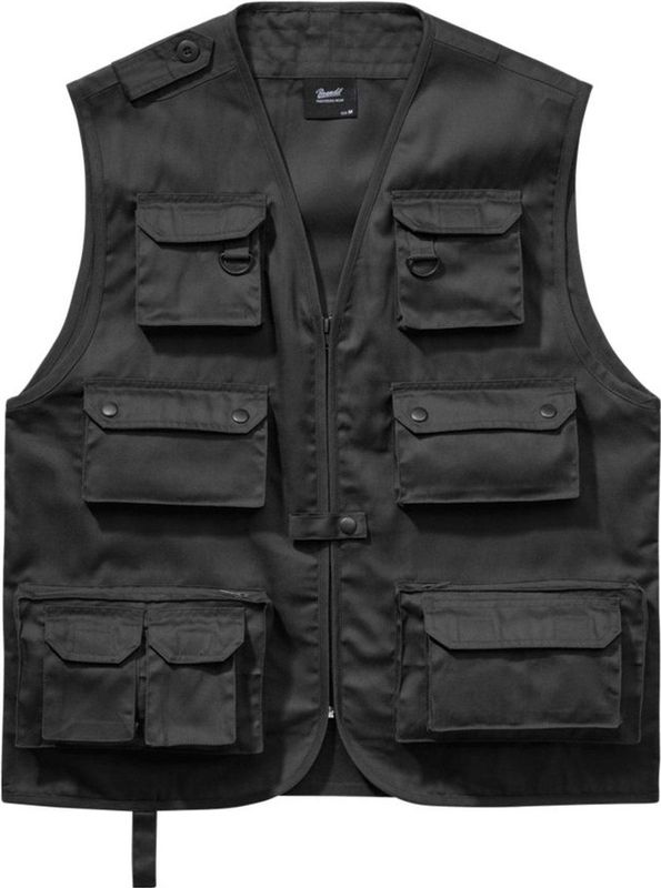 Brandit - Hunting Vest - Vesten - 9 Voorzakken - Duurzame Gemengde Stof