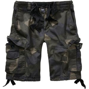 Brandit - Vintage M90 darkcamo Cargo Korte broek - Donkergroen/Multicolours