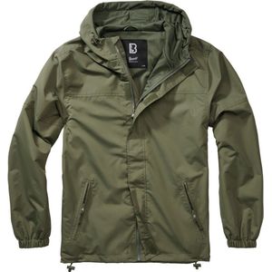 Brandit Summer Windbreaker regenjas Anorak trainingsjack S-5XL, zwart.