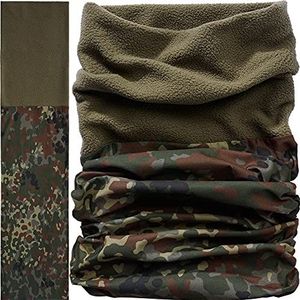 Brandit Brandit Multifunctionele fleece sjaal voor koud weer, uniseks, Camouflage