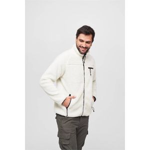 Brandit - Teddyfleece Vest met capuchon   Wit