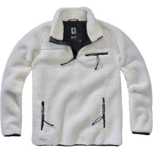 Brandit - Teddyfleece Troyer Sweater/trui - Wit
