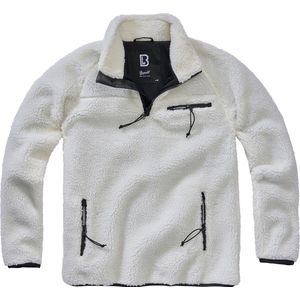 Brandit - Teddyfleece Troyer Sweater/trui - Wit