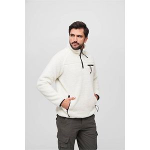Brandit - Teddyfleece Troyer Sweater/trui - Wit
