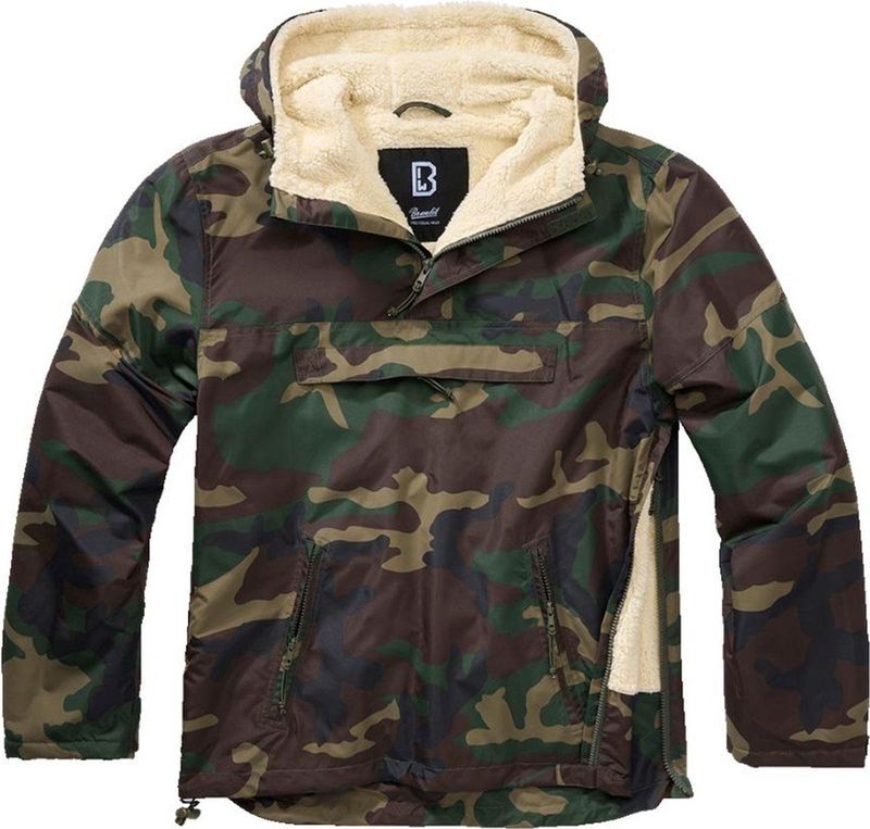 Brandit - Sherpa Woodland - Windbreaker - Heren - Gevoerd - Waterafstotend