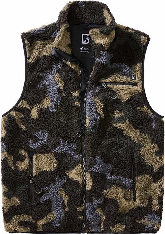 Brandit Bodywarmer  beige / donkerbeige / blauw / donkergroen