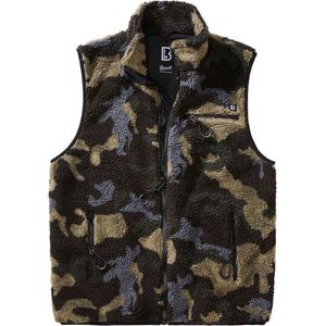 Brandit - Teddyfleece darkcamo Mouwloos jacket - Multicolours