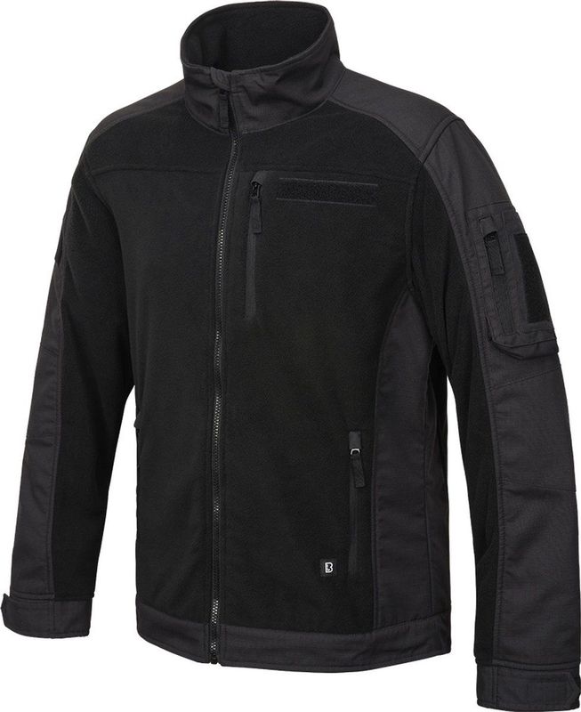 Fleecejas Brandit Ripstop Zwart