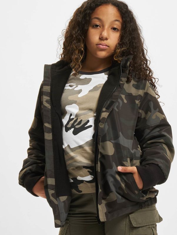 Brandit Jas Groen - Warme Fleece Voering met Wind- en Waterafstotend Materiaal