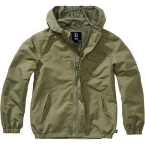 Brandit - Summer frontzip Kinder Windbreaker jacket - Kids / - Groen