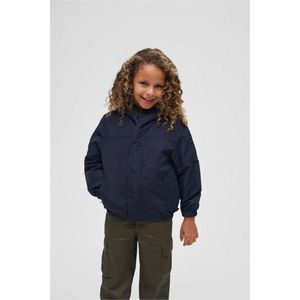 Brandit - Kids Windjack - Navy Blauw - Materiaal: Polyester