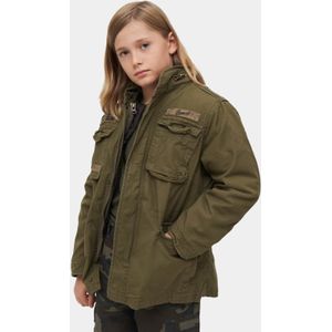 Brandit Kids Giant Jacke Jas olijf 122/128 - Katoen - Basics