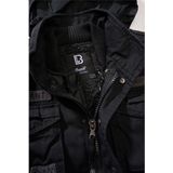 Brandit - Parka - Zwart - Katoen - Unisex - Klassieke M65-stijl