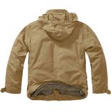 Brandit - M65 Giant - Kinder Jacket - Bruin - Uitneembare Binnenjas, 4 Zakken, Verstevigde Capuchon