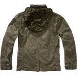 Brandit - Britannia - Kinderjas - Olijfgroen - 100% Polyurethaan, Ventilatiegaten, 4 Voorzakken