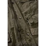 Brandit - Britannia - Kinderjas - Olijfgroen - 100% Polyurethaan, Ventilatiegaten, 4 Voorzakken