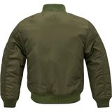 Bomberjack - Effen - Licht Gevoerd - Gladde Stof - Losse Pasvorm