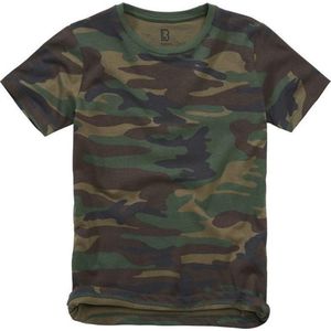 Brandit - Basic Kinder T-shirt - Kids 122 - Groen