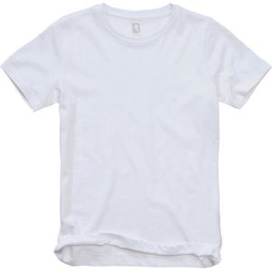 Brandit - Basic Kinder T-shirt - Kids 134 - Wit