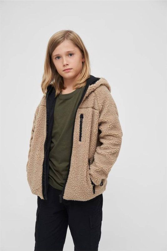 Brandit - Teddyfleecejack - Kameel - Unisex - 158