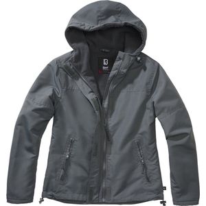 Brandit Ladies Windbreaker Frontzip Windbreaker antraciet Polyester - Basics