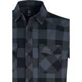 Brandit - Check - T-shirt - Grijs/Zwart - Korte Mouwen