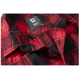 Brandit - Checkshirt Halfsleeve Overhemd - Rood Zwart