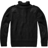 Alpine Army - Pullover - Dikke Gebreide Trui - Zacht - Hoge Kraag - Knoopsluiting