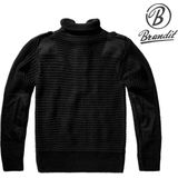 Alpine Army - Pullover - Dikke Gebreide Trui - Zacht - Hoge Kraag - Knoopsluiting