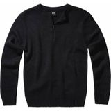 Trui - Armee - Effen - Lange Mouw - Normale Pasvorm - Halve Rits