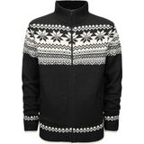 Brandit - Cardigan - Zwart - Noorse Trui - Heren