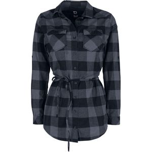 Blouse - Geruit - Katoen - Lange Mouw - Normale Pasvorm