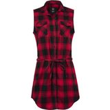 Brandit - Gracey Sleeveless - Dames Top - Rood/Zwart - 100% Katoen