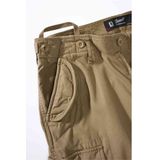 Cargobroek - Effen - Katoen - Lang - Regular - Mid Waist