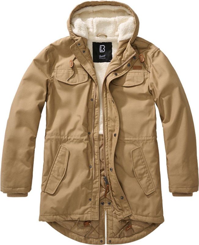 Marsh Lake - Teddyparka - Kameel - Polyester/Katoen - Gewatteerd