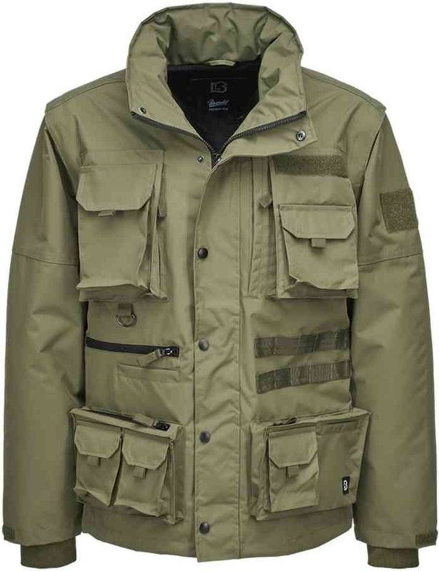 Brandit - Superior - Jas - Olijf - Mouwen Afneembaar - Waterdicht