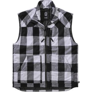Lumber vest, wit/zwart, 3XL, Wit/Zwart
