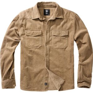 Overhemd - Effen - Corduroy - Lange Mouw - Regular Fit