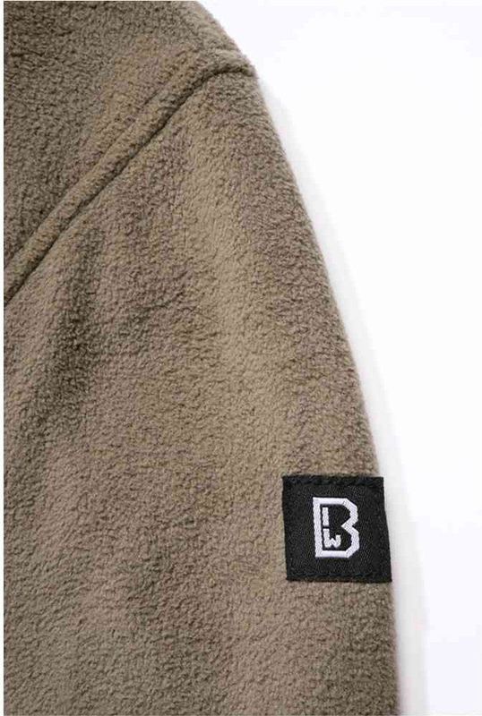 Brandit - Troyer - Fleece - Olijf - Halve Rits