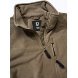 Brandit - Troyer - Olijf - Ripstop Fleece Met Halve Rits