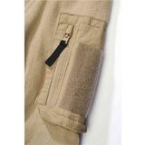 Brandit - Fleece Troyer - Camel - Ripstop-Materiaal, Hoogsluitende Kraag, Zacht Draaggevoel